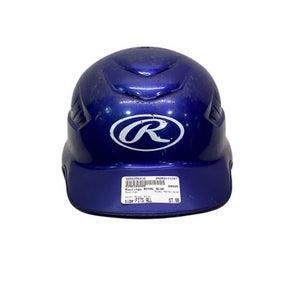 Used Rawlings ROYAL BLUE Batting Helmet No Mask Royal Blue Fits all 11347-S000256410