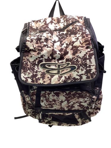 Used BoomBah 2 BAT BACKPACK BB/SB Player Backpack Camouflage 11347-S000256411