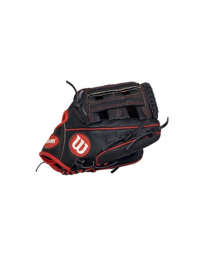 Used Wilson A450 11 IN BB/SB Glove RH Throw Black 11" 11347-S000256381