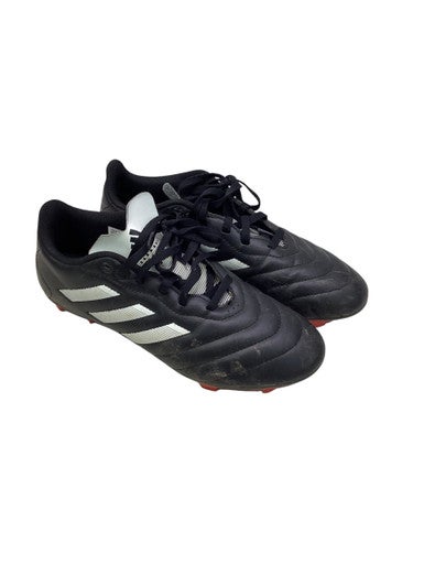 Used Adidas GOLETTO BLK/RED Soccer Cleats Black Senior 7.5 11347-S000256365