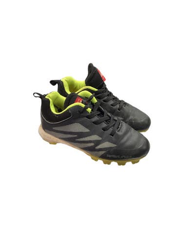Used Rawlings BASEBALL CLEATS BB/SB Cleats Black Youth 10.0 11347-S000256360