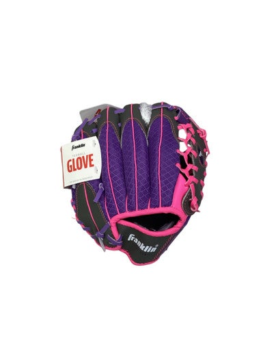 Used Franklin TEEBALL GLOVE BB/SB Glove RH Throw Purple 9 1/2" 11347-S000256358