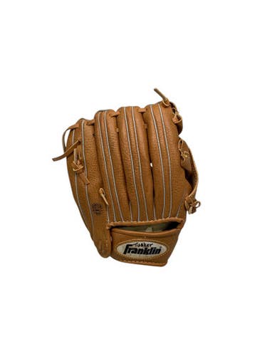 Used Franklin KIDS GLOVE BB/SB Glove RH Throw Brown 9 1/2" 11347-S000256357