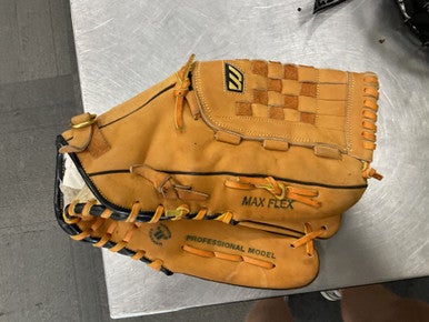 Used Mizuno MAX FLEX BB/SB Glove RH Throw Brown 13" 11614-S000222358