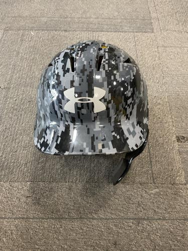 Used Under Armour CHARGED Batting Helmet No Mask Grey SM 11614-S000222330