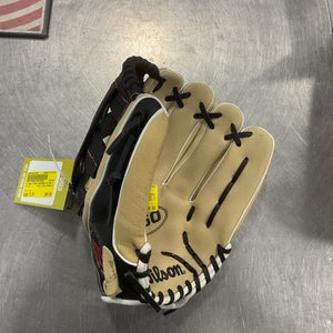 Used Wilson A450 AD4RB2412 BB/SB Glove RH Throw Tan 12" 11614-S000222250