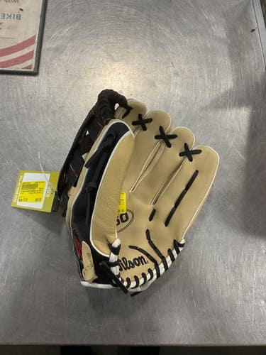 Used Wilson A450 AD4RB2412 BB/SB Glove RH Throw Tan 12" 11614-S000222250