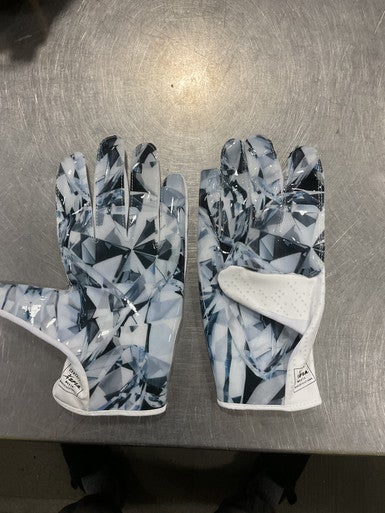 Used Cutters GAME DAY RECEIVER GLOVES FB Gloves White L/XL 11614-S000222253