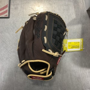 Used Rawlings THE MARK OF A PRO BB/SB Glove RH Throw Chocolate 12 1/2" 11614-S000222251