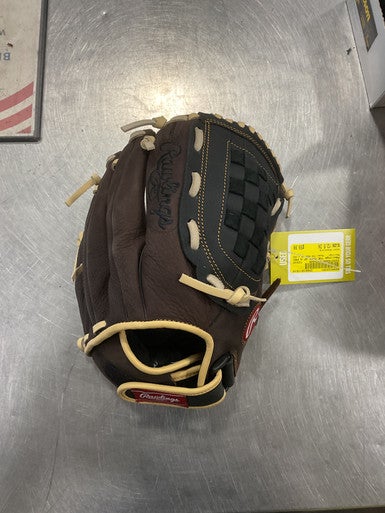 Used Rawlings THE MARK OF A PRO BB/SB Glove RH Throw Chocolate 12 1/2" 11614-S000222251