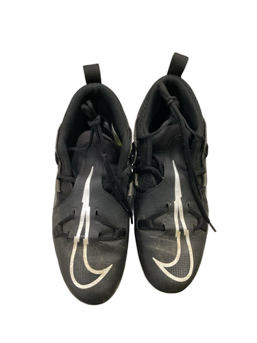 Used Nike ALPHA Adult FB Cleats Black Senior 9 11613-S000168668