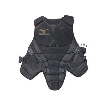 Used Mizuno YOUTH CHEST PROTECTOR Catchers Chest Protector Black Youth 11760-S000082649