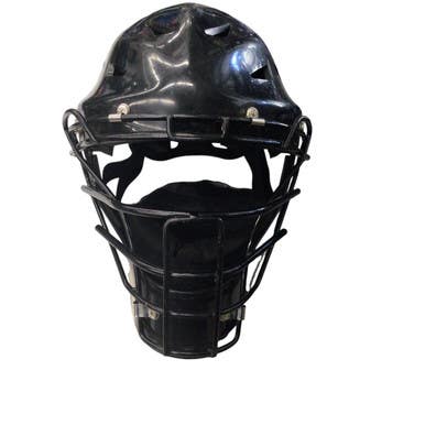 Used Wilson WTA558000SM Catchers Helmet w/Mask Black SM 11760-S000082646