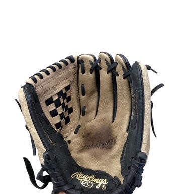 Used Rawlings PLAY MAKER SERIES BB/SB Glove RH Throw Black And Grey 10 1/2" 11760-S000082625