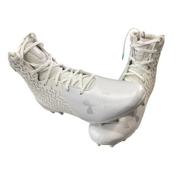 Used Under Armour Adult FB Cleats White Senior 11 11760-S000082620