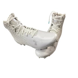 Used Under Armour Adult FB Cleats White Senior 11 11760-S000082619