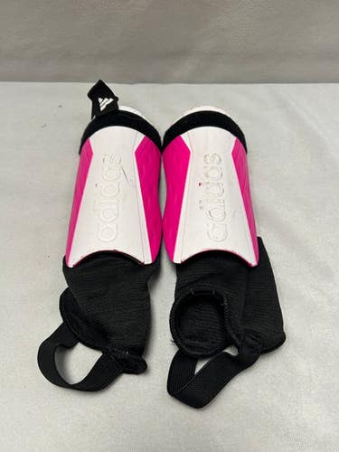 Used Adidas Soccer Shin Guards Adult Pink LG 11490-S000266020