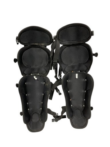 Used Adidas BLACK Catchers Leg Guards Black Adult 11847-S000029707