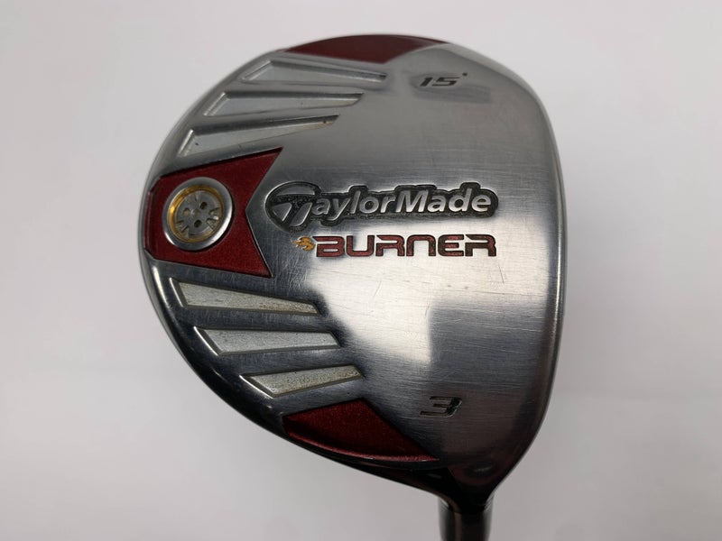 TaylorMade Burner Steel 2007 3 Fairway Wood 15* REAX 50g Stiff Graphite Mens RH