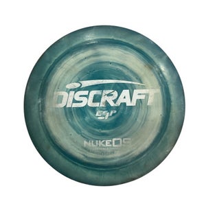 Used Discraft ESP NUKE OS Disc Golf Driver Teal 11884-S000053243