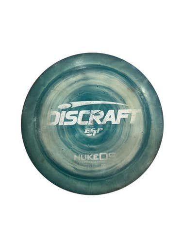 Used Discraft ESP NUKE OS Disc Golf Driver Teal 11884-S000053243