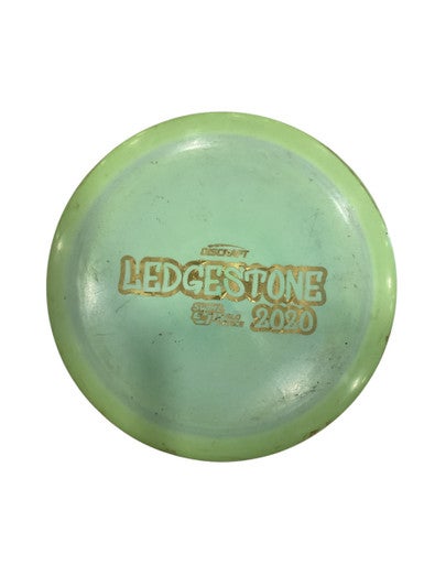 Used Discraft SWIRL GLO FORCE Disc Golf Driver Green 11884-S000053241
