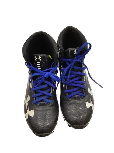 Used Under Armour Jr FB Cleats Black Junior 05 11884-S000053216