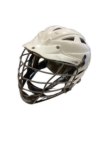 Used Cascade CPV-R Lacrosse Helmet White MD 11884-S000053209