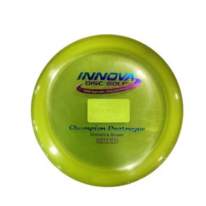Used Innova CHAMPION DESTROYER Disc Golf Driver Yellow 11884-S000053198