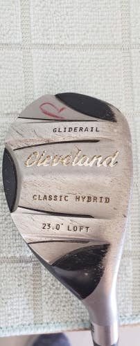 40.75 IN CLEVELAND GLIDERAIL 23 DEG HYBRID GOLF CLUB VERY NICE W OZIK SHAF AZ925