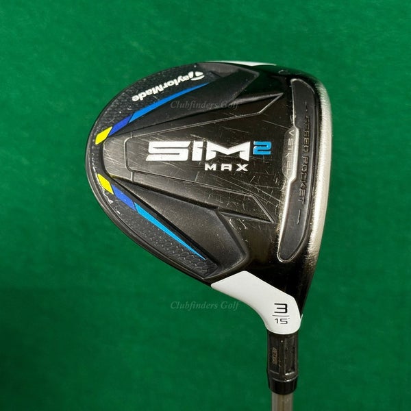 TaylorMade SIM2 MAX 15 Fairway 3 Wood Speeder NX TCS 50-A Graphite Seniors w/HC