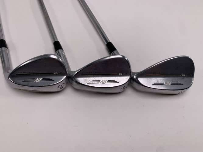 Titleist Vokey SM9 Tour Chrome Wedge Set 52* 12 | 56* 12 | 60* 12 Wedge Mens RH