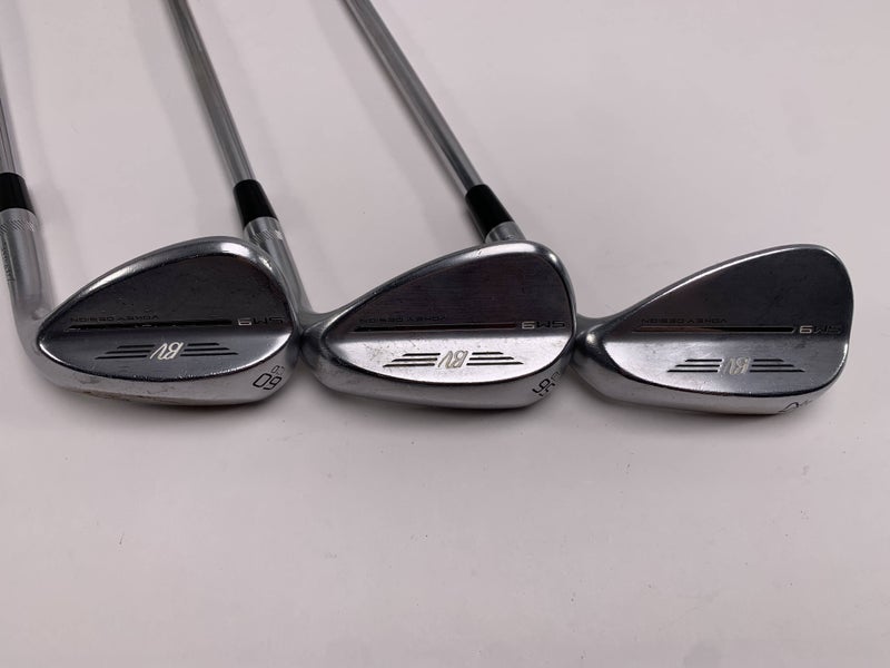 Titleist Vokey SM9 Tour Chrome Wedge Set 52* 12 | 56* 12 | 60* 12 Wedge Mens RH