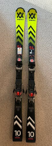 2024 Volkl 136 cm Racetiger SL Skis With Market Bindings (Used)