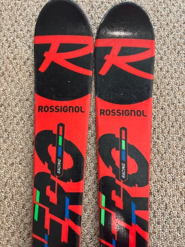 Kid's Rossignol Hero Jr Multi Event 120 cm Racing Skis With Bindings (Used)