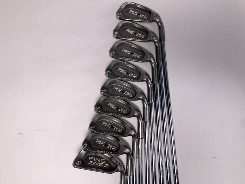 Ping Zing Iron Set 3-PW+SW Black Dot Karsten JZ Regular Steel Mens RH