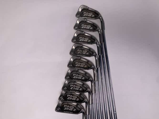 Ping Zing 2 Iron Set 3-PW+SW Black Dot Regular Steel Mens RH