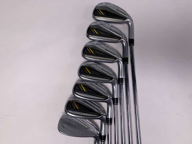 TaylorMade RocketBladez Iron Set 5-PW+GW RocketFuel Stiff Steel Mens RH