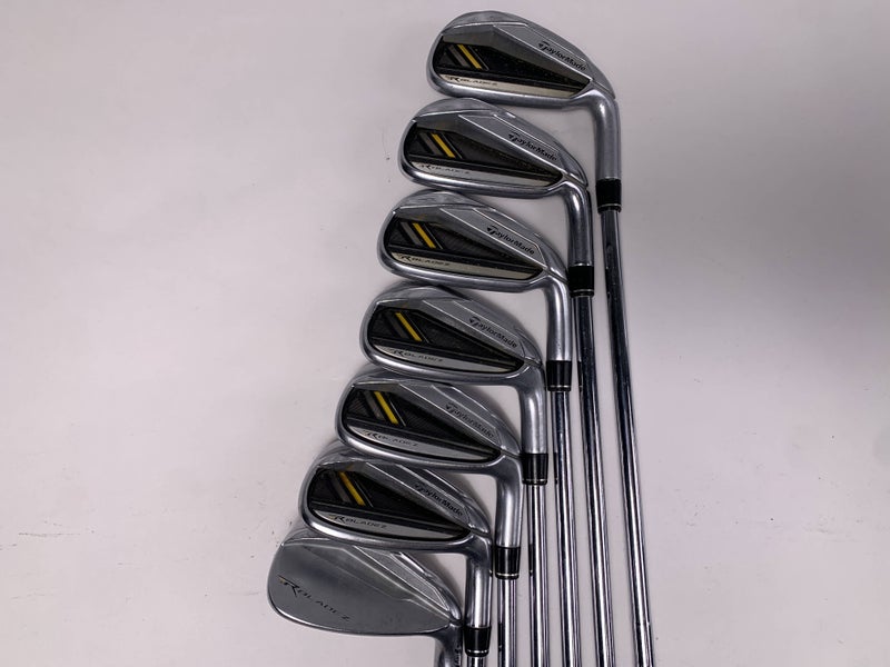 TaylorMade RocketBladez Iron Set 5-PW+GW RocketFuel Stiff Steel Mens RH