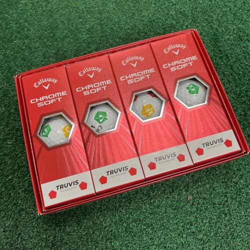 NEW Callaway Chrome Soft Truvis Arnold Palmer Limited Edition Golf Balls - 1 DZ