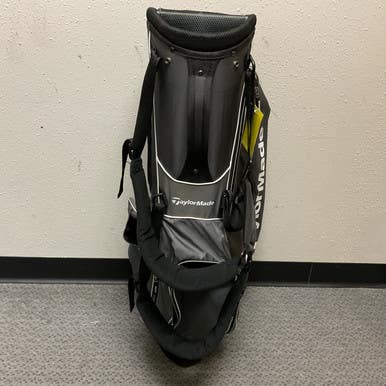 Used Taylormade 5.0 Mens Stand Bag Black And Grey 11855-S000191621