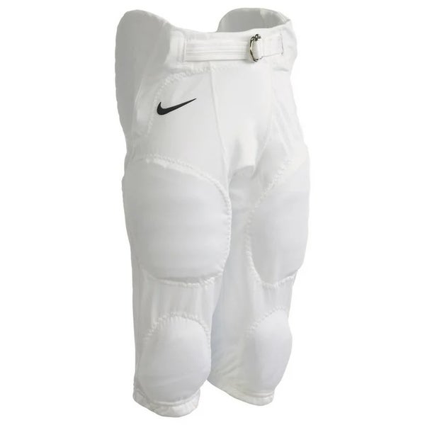 Nike Youth Recruit Integrated padded Football compression Pants white boy's S