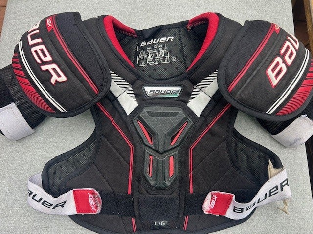 Large Junior Bauer NSX Shoulder Pads (Used)