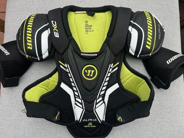 Medium Junior Warrior Shoulder Pads (Used)
