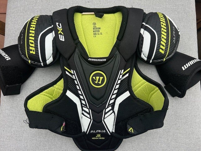 Medium Junior Warrior Shoulder Pads (Used)