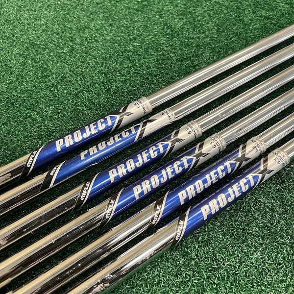 Project X Rifle Precision 6.5 Steel Shaft Set Pulls 5-PW +1" LENGTH
