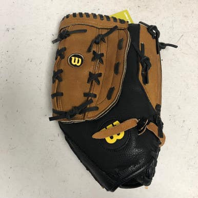 Used Wilson A2581KMES14 BB/SB Glove RH Throw Brown 14" 11855-S000189483