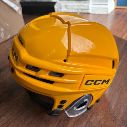 Small CCM Tacks 910 Helmet Yellow (Like New)