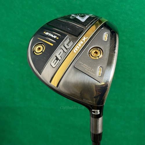 Callaway EPIC MAX Star Fairway 3 Wood Fujikura Air Speeder 45-A Graphite Seniors