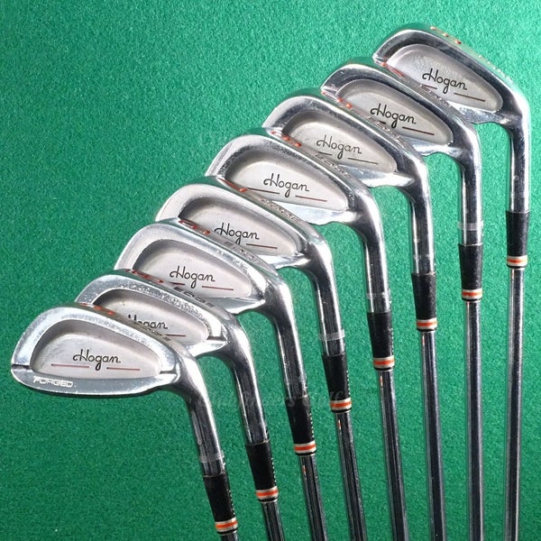 Ben Hogan Edge Forged 3-EW Iron Set Factory Apex 4 Steel Stiff *READ*